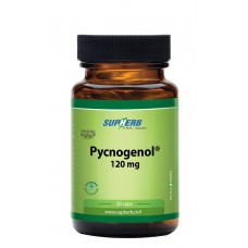 Пикногенол высокой дозировки, Supherb Pycnogenol high dosage 120 mg 30 capsules